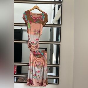 Beautiful Etro -Floral Draped 2-piece dress